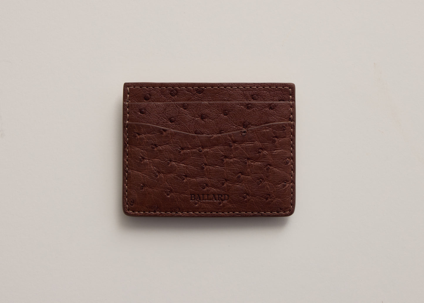 GENUINE OSTRICH CARD HOLDER | KANGA