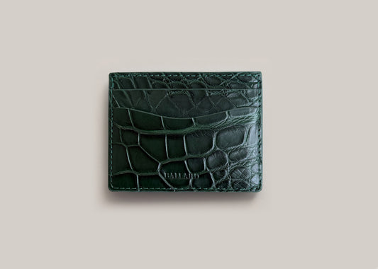 GENUINE ALLIGATOR CARD HOLDER