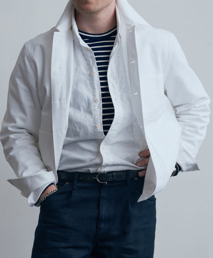 MOTHER-OF-PEARL OXFORD | WHITE