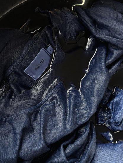 YORK FIRE  TEE | OVERDYED INDIGO