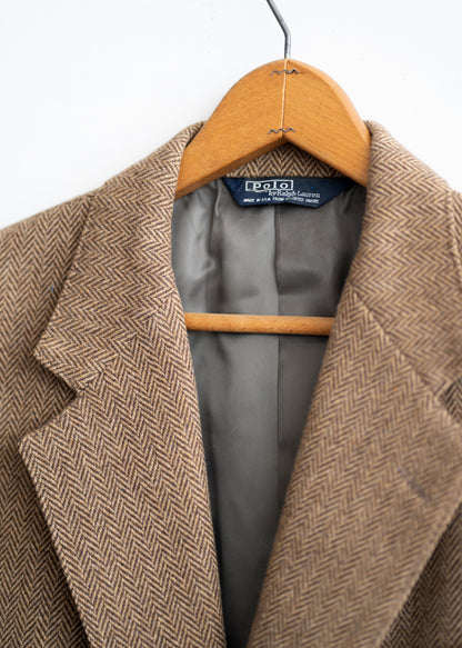 Polo Ralph Lauren Wool Cashmere Herringbone Blazer - 41R
