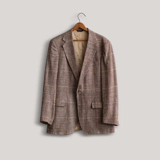 Vintage Polo Ralph Lauren University Club Wool Glen Plaid Blazer