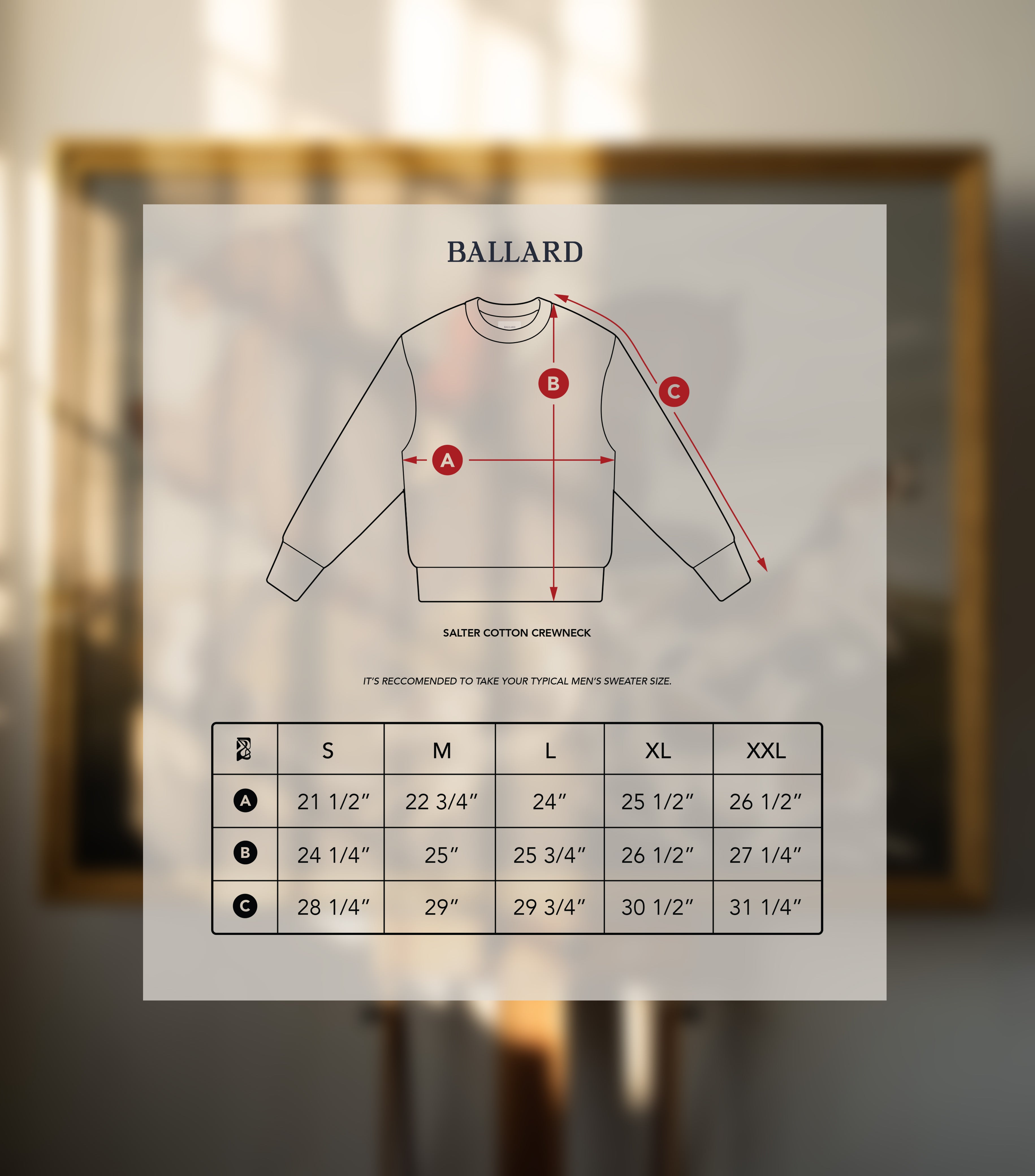 SALTER COTTON CREWNECK | ARLINGTON – BALLARD NEW YORK LLC