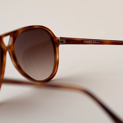 VINTAGE PERRY ELLIS TORTOISE AVIATORS