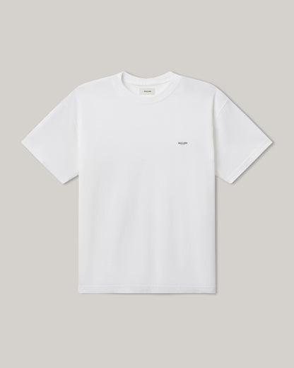 YORK MICRO WORD MARK TEE | WHITE