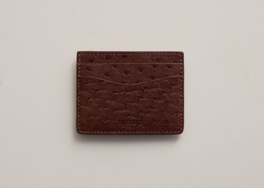 GENUINE OSTRICH CARD HOLDER | KANGA