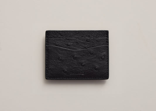 GENUINE OSTRICH CARD HOLDER