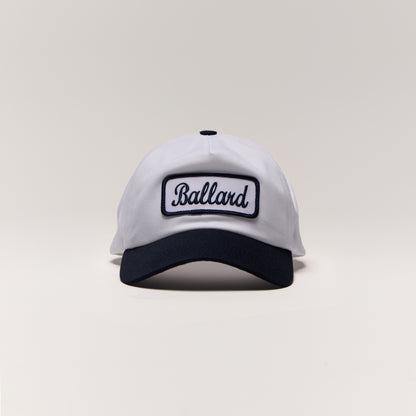 NAME TAG 5 PANEL CAP | WHITE/ARLINGTON